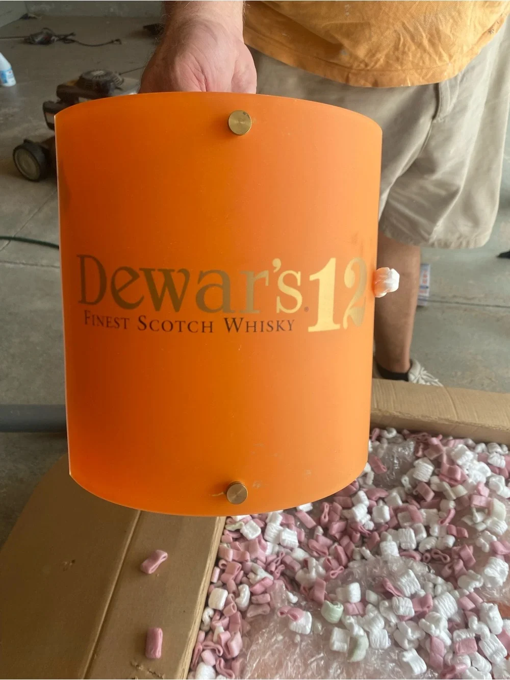 12 Orange Decorative Wall Sconces (3) Bar/man cave
